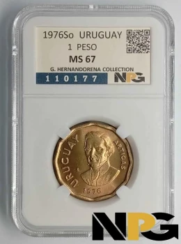 1976s Uruguay 1 Peso