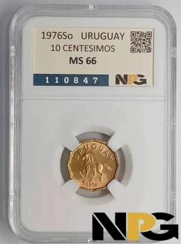1976So Uruguay 10 Centesimos