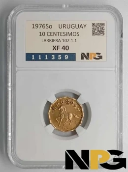 1976So Uruguay 10 Centesimos