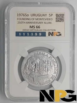 1976So Uruguay N$ 5 1976So Uruguay N$ 5
