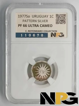 1977So Uruguay 1 Centesimo 1977So Uruguay 1 Centesimo