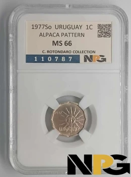 1977So Uruguay 1 Centesimo 1977So Uruguay 1 Centesimo
