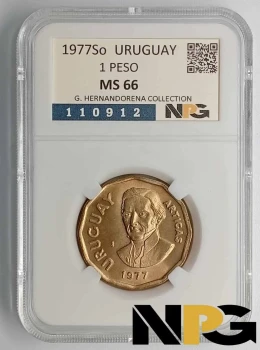 1977So Uruguay 1 Peso