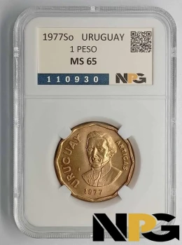1977So Uruguay 1 Peso