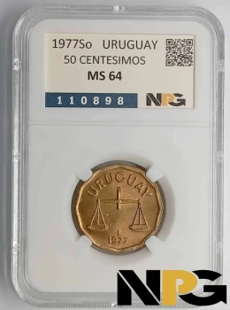 1977So Uruguay 50 Centesimos