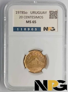 1978So Uruguay 20 Centesimos