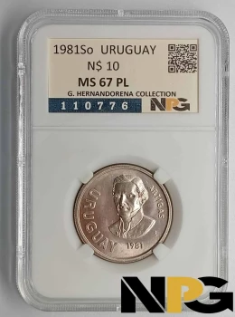 1981So Uruguay 10 N$ 1981So Uruguay 10 N$