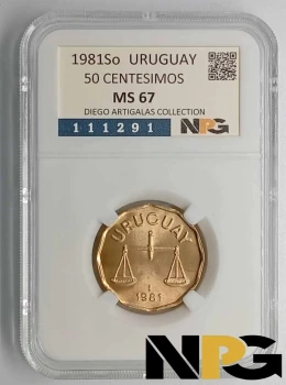 1981So Uruguay 50 Centesimos