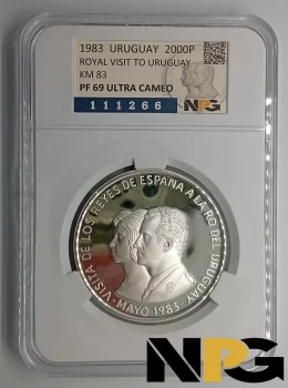 1983 Uruguay  N$ 2000