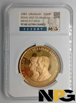 1983 Uruguay  N$ 2000