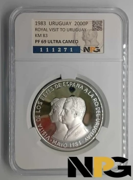 1983 Uruguay  N$ 2000