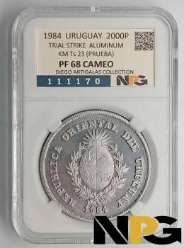 1984 Uruguay 2000 N$ 1984 Uruguay 2000 N$