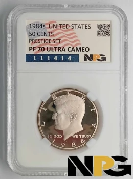 1984s USA 50 CENTS 1984s USA 50 CENTS