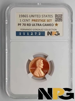 1986s USA 1 Centavo