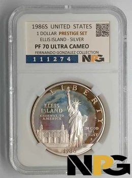 1986s Usa 1 DOLLAR