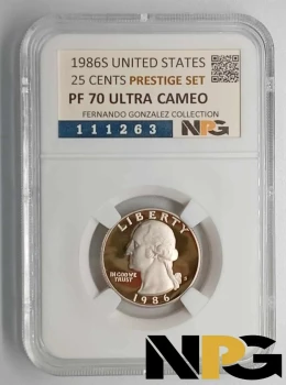 1986s Usa 25 CENTS