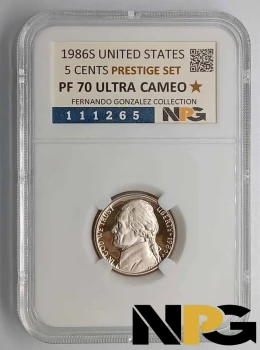 1986s USA 5 CENTS