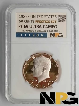 1986s Usa 50 Centavos
