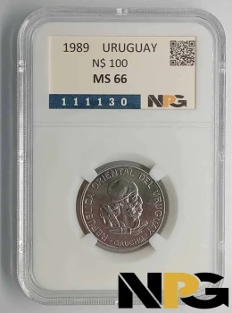 1989 Uruguay 100 N$