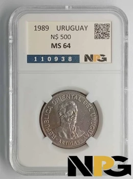 1989 Uruguay 500 N$