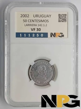 2002 Uruguay 50 Centesimos