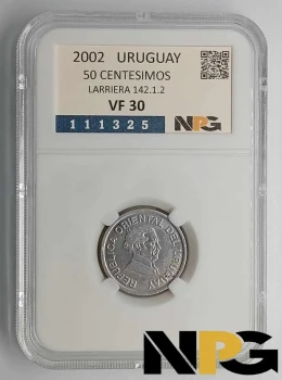 2002 Uruguay 50 Centesimos 2002 Uruguay 50 Centesimos