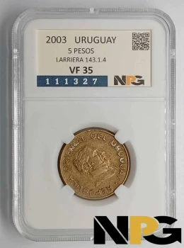 2003 Uruguay 5 Pesos 2003 Uruguay 5 Pesos
