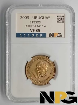 2003 Uruguay 5 Pesos 2003 Uruguay 5 Pesos