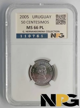 2005 Uruguay 50 Centesimos