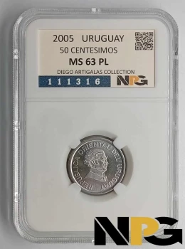 2005 Uruguay 50 Centesimos 2005 Uruguay 50 Centesimos