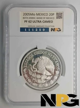 2005Mo Mexico 20 Pesos