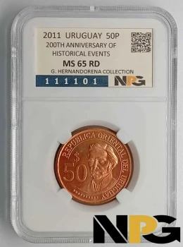 2011 Uruguay 50 Pesos