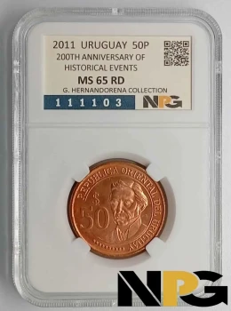 2011 Uruguay 50 Pesos