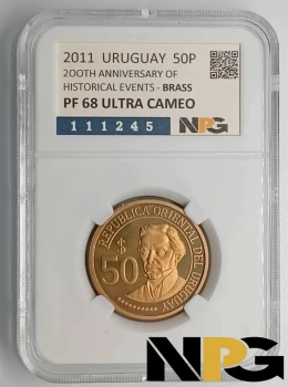 2011 Uruguay 50 Pesos