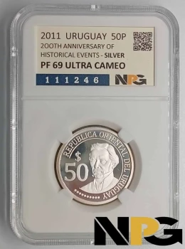 2011 Uruguay 50 Pesos