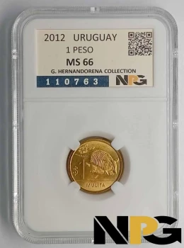 2012 Uruguay 1 Peso