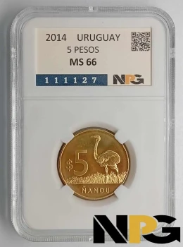 2014 Uruguay 5 Pesos
