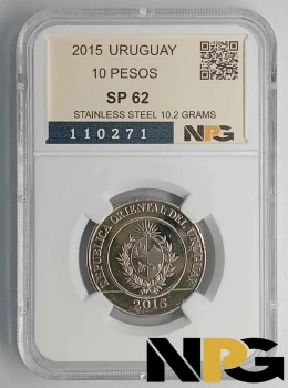 2015 Uruguay 10 Pesos