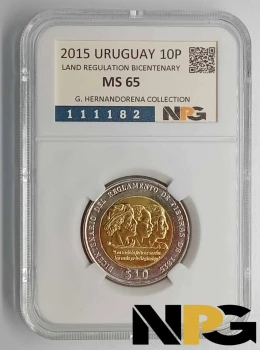 2015 Uruguay 10 Pesos