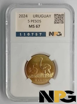 2024 Uruguay 5 Pesos