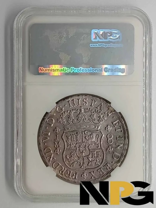 1756 Peru 1756lm Jm 8 Reales 1 - Peru