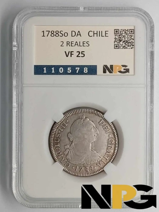 1788So DA Chile 2 Reales