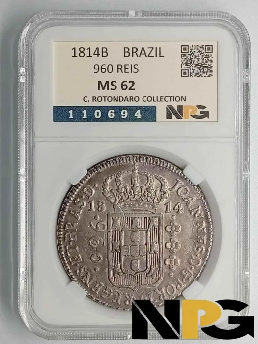1814B Brazil 960 Reis
