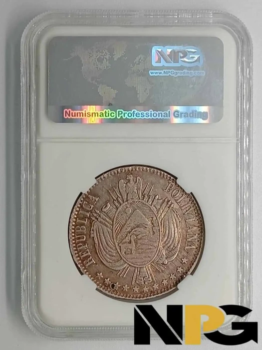 1867pts Fe Bolivia 1 Boliviano 1 - Bolivia