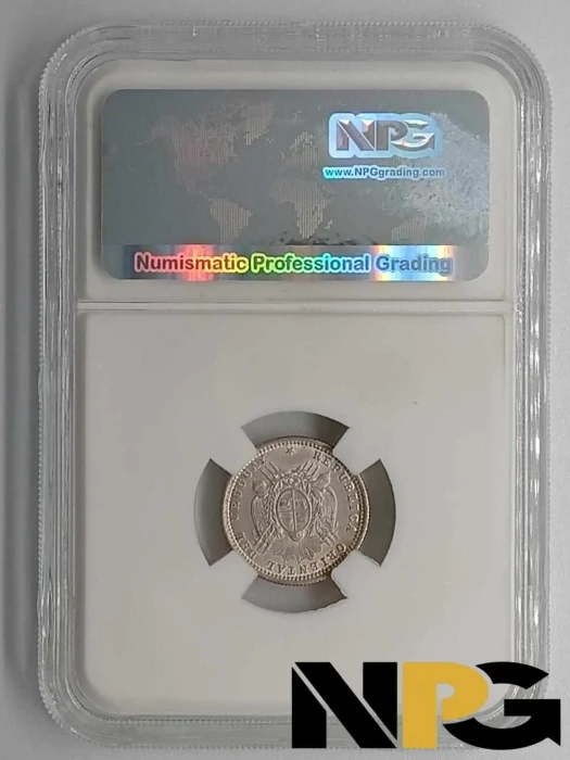 1877a Uruguay 10 Centesimos 1 - Uruguay