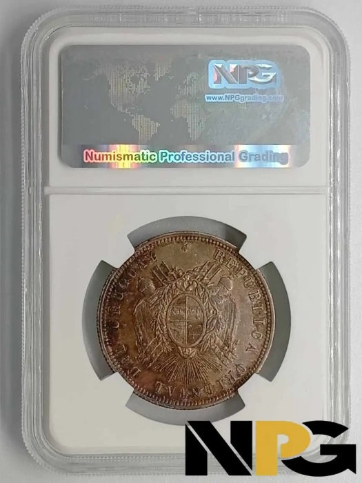 1877a Uruguay 50 Centesimos 1 - Uruguay