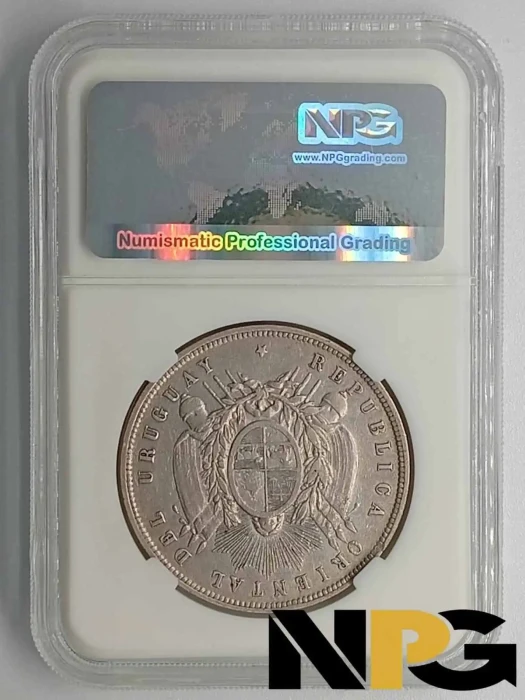 1878 Uruguay 1 Peso -  1 - Uruguay