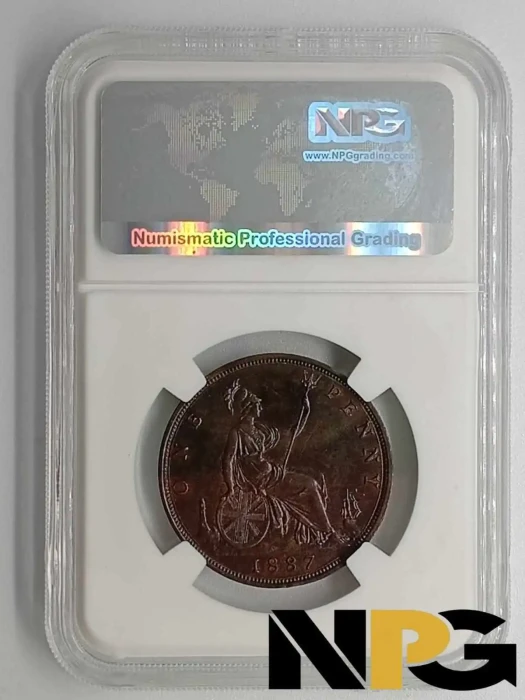 1887 Great Britain 1 Penny -  1 - Great Britain