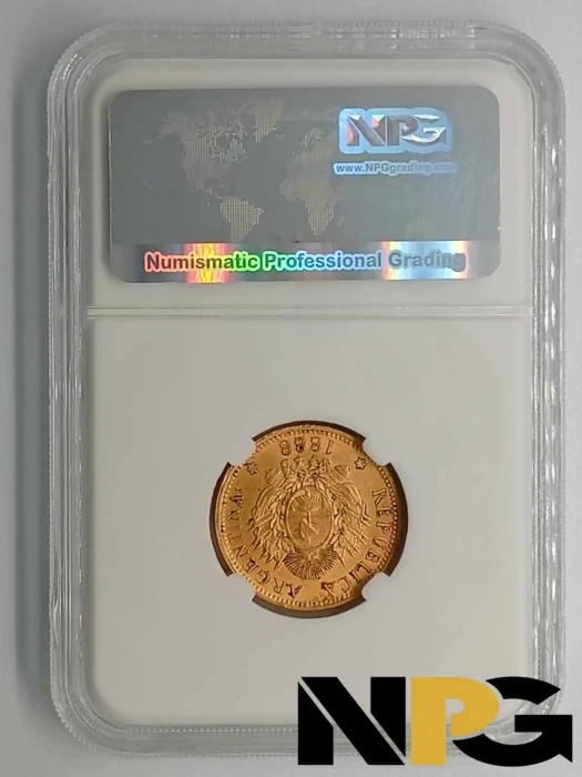 1888 Argentina 5 Pesos -  1 - Argentina