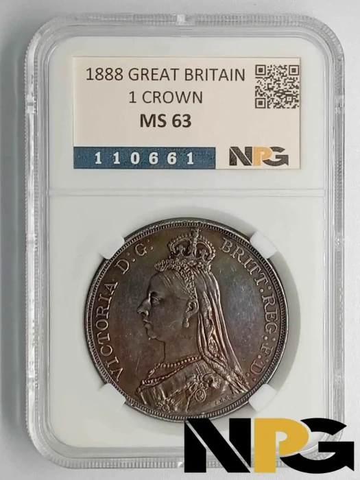 1888 Great Britain 1 crown